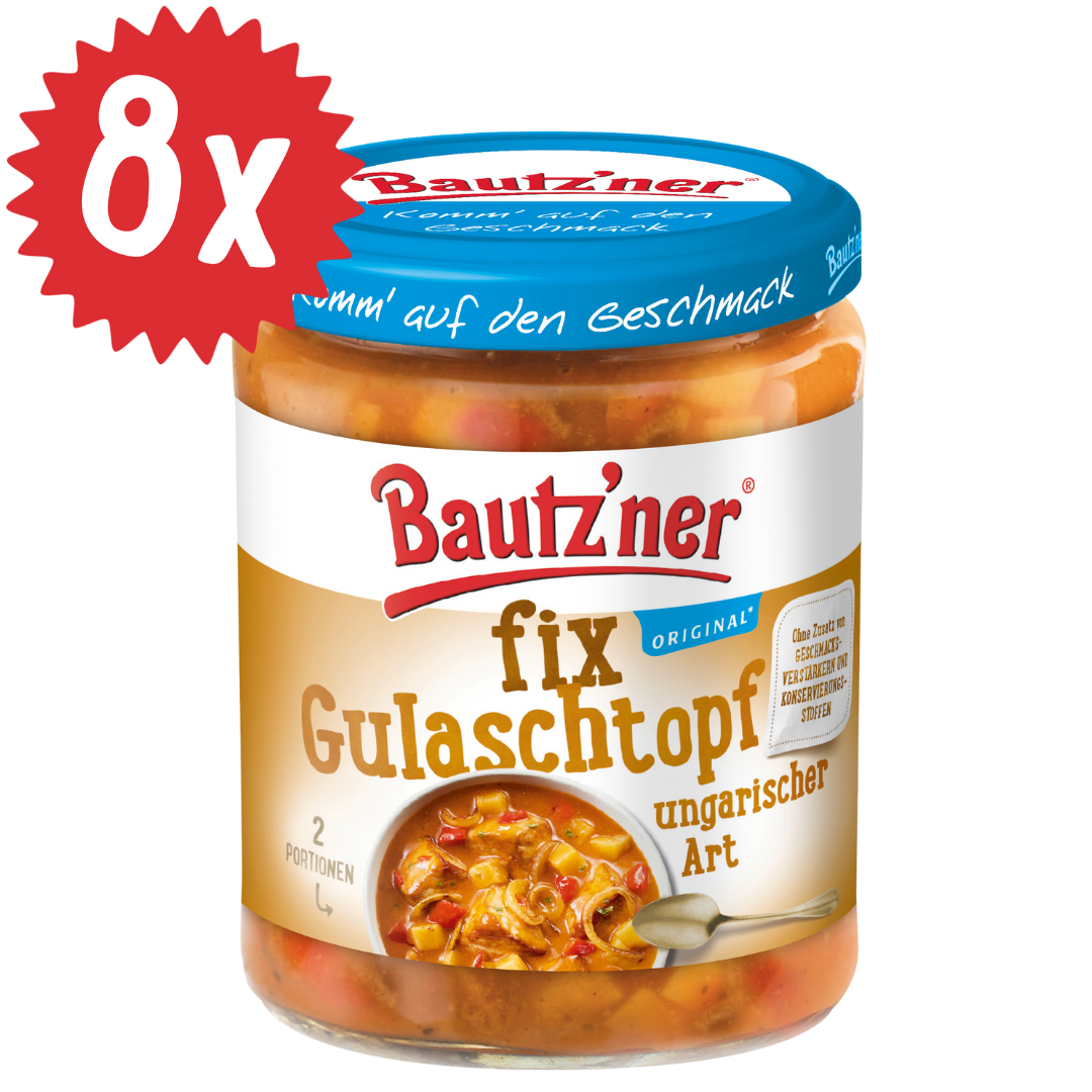 Bautzner Fix Goulash Hungarian style - 8x 500ml