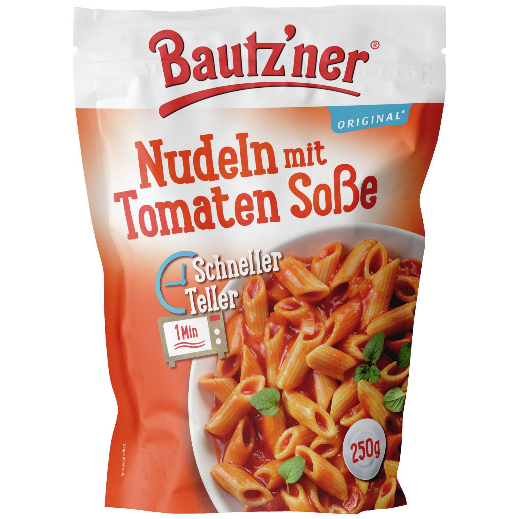 Bautzner Schneller Teller Nudeln mit Tomaten Soße - 250g