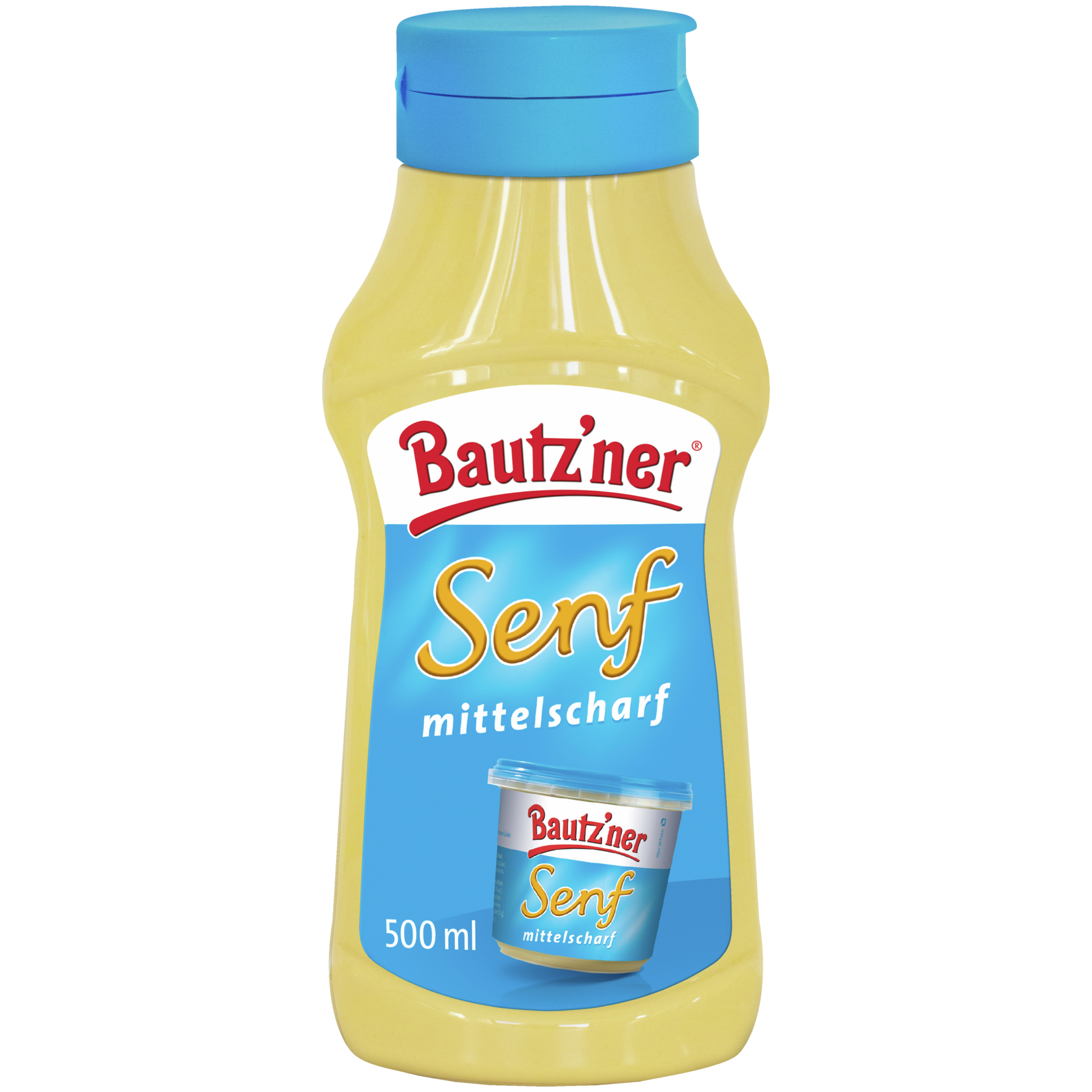 Bautzner Senf mittelscharf - 500ml