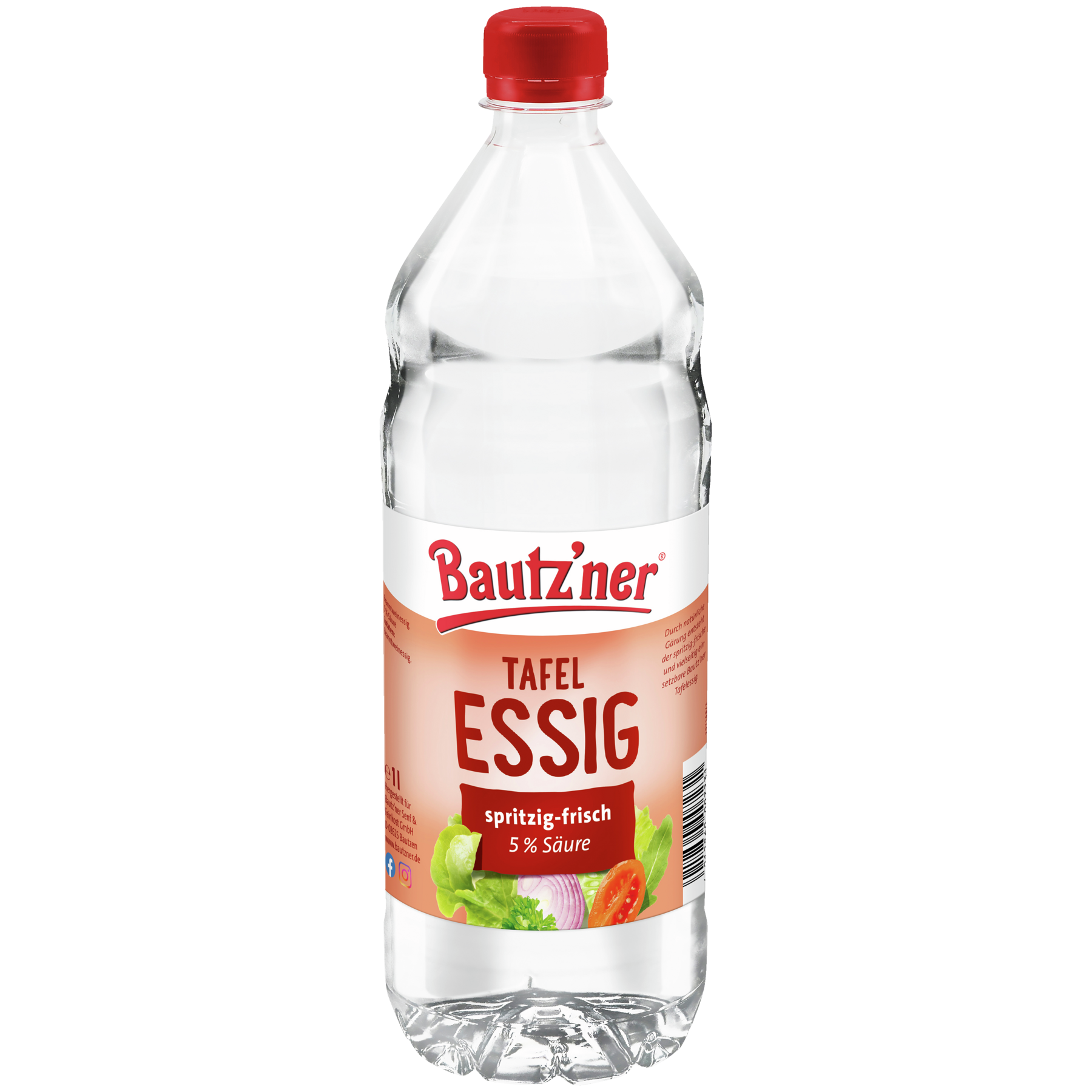 Bautzner table vinegar - 1000ml