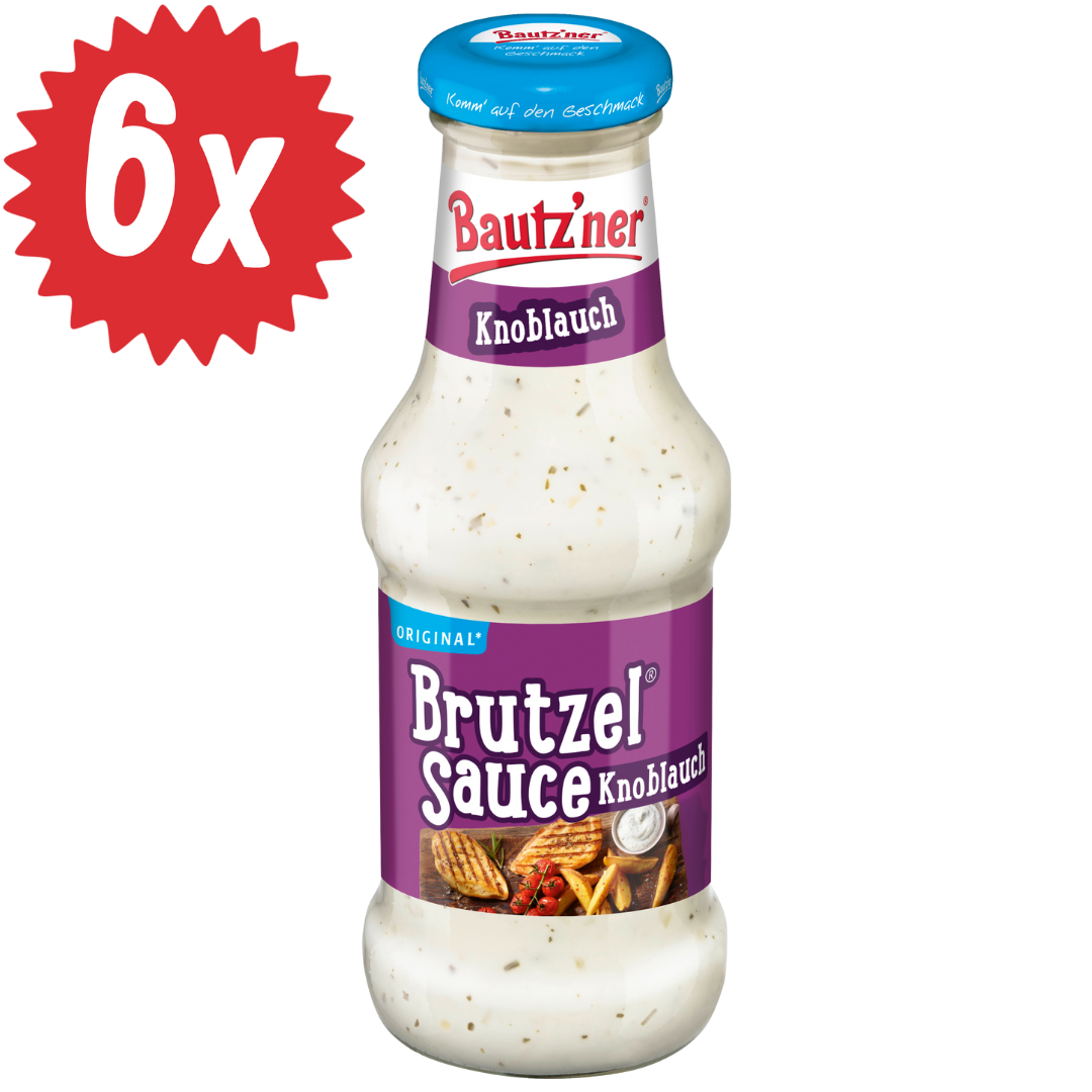 Bautzner Brutzel Sauce Garlic - 6x 250ml