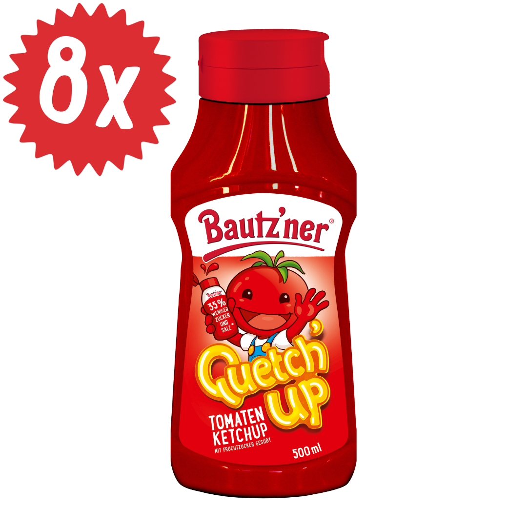 Bautzner Quetsch'Up Tomaten Ketchup - 8x 500ml