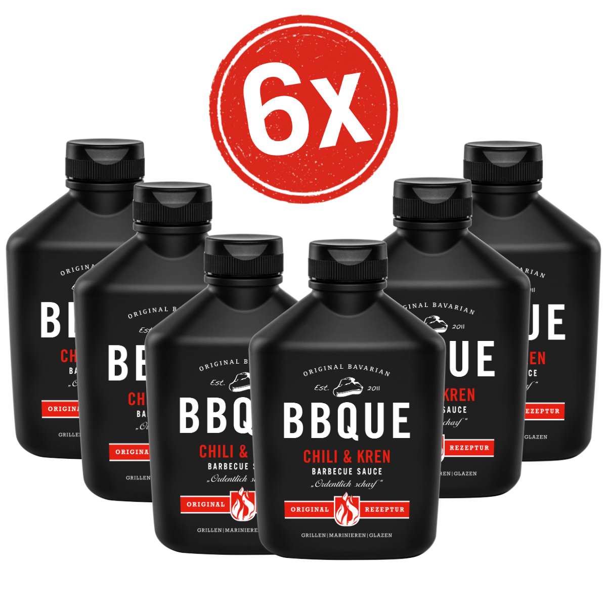 BBQUE Chili & Kren - 6x 400ml