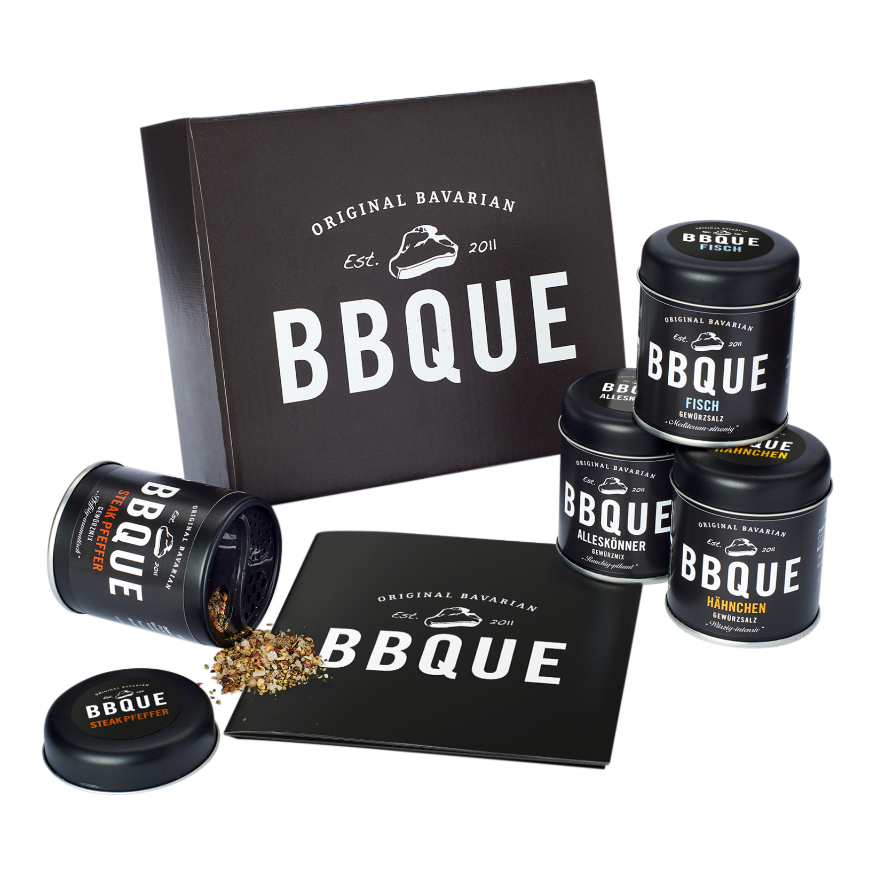 BBQUE spice set: BBQ spices to give as a gift