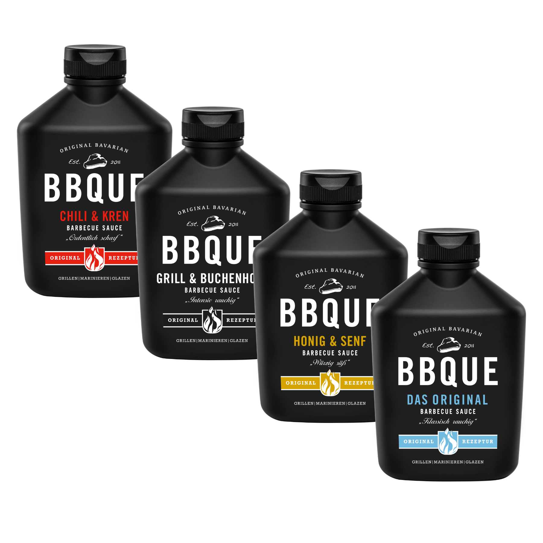 BBQUE Sauce Set Fabulous 4 - 4x 400ml