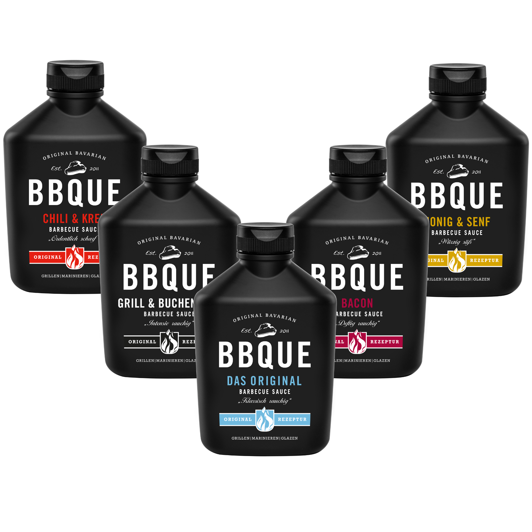 BBQUE Sauce Set Furious 5 - 5x 400ml