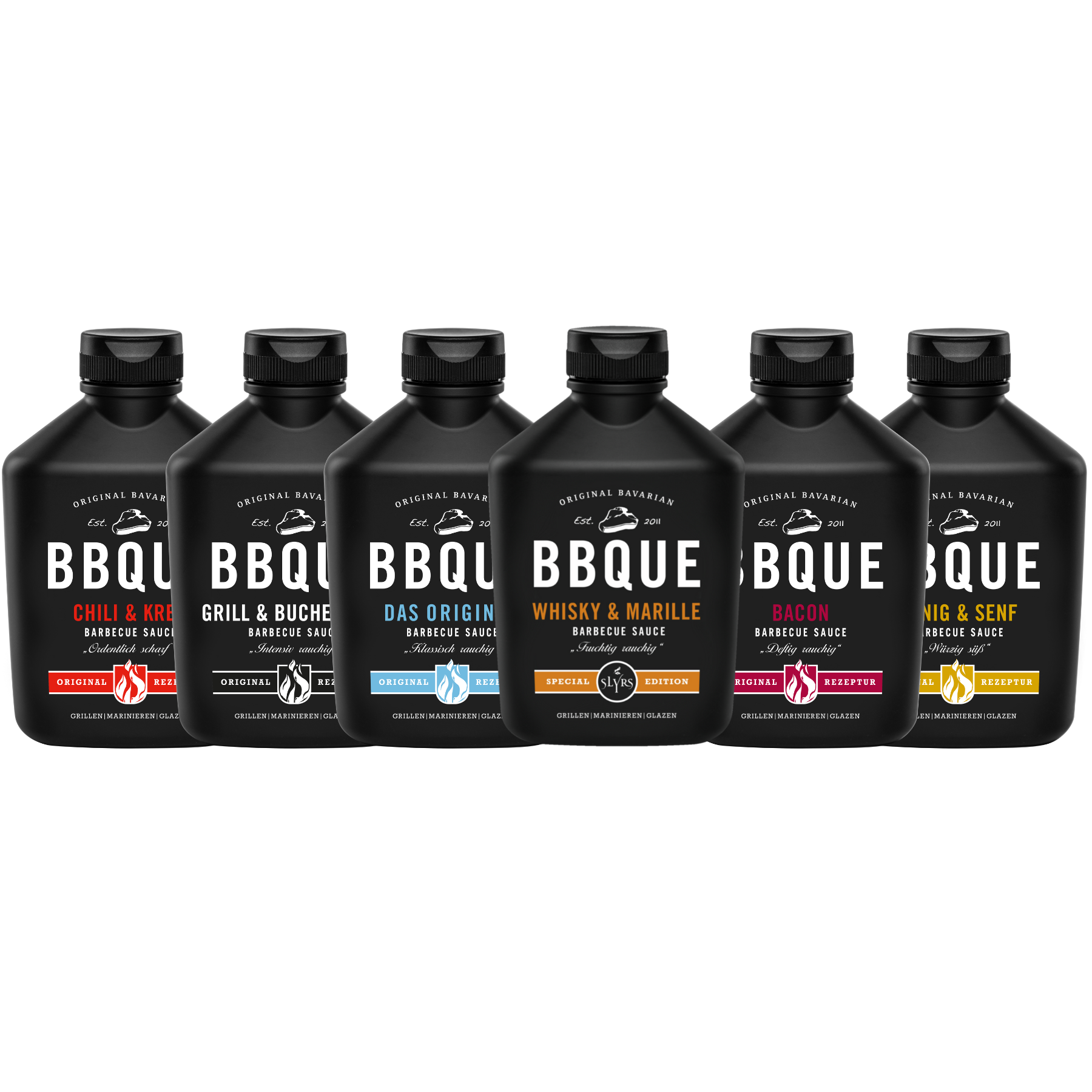 BBQUE Sauce Set Sensational 6 - 6x 400ml