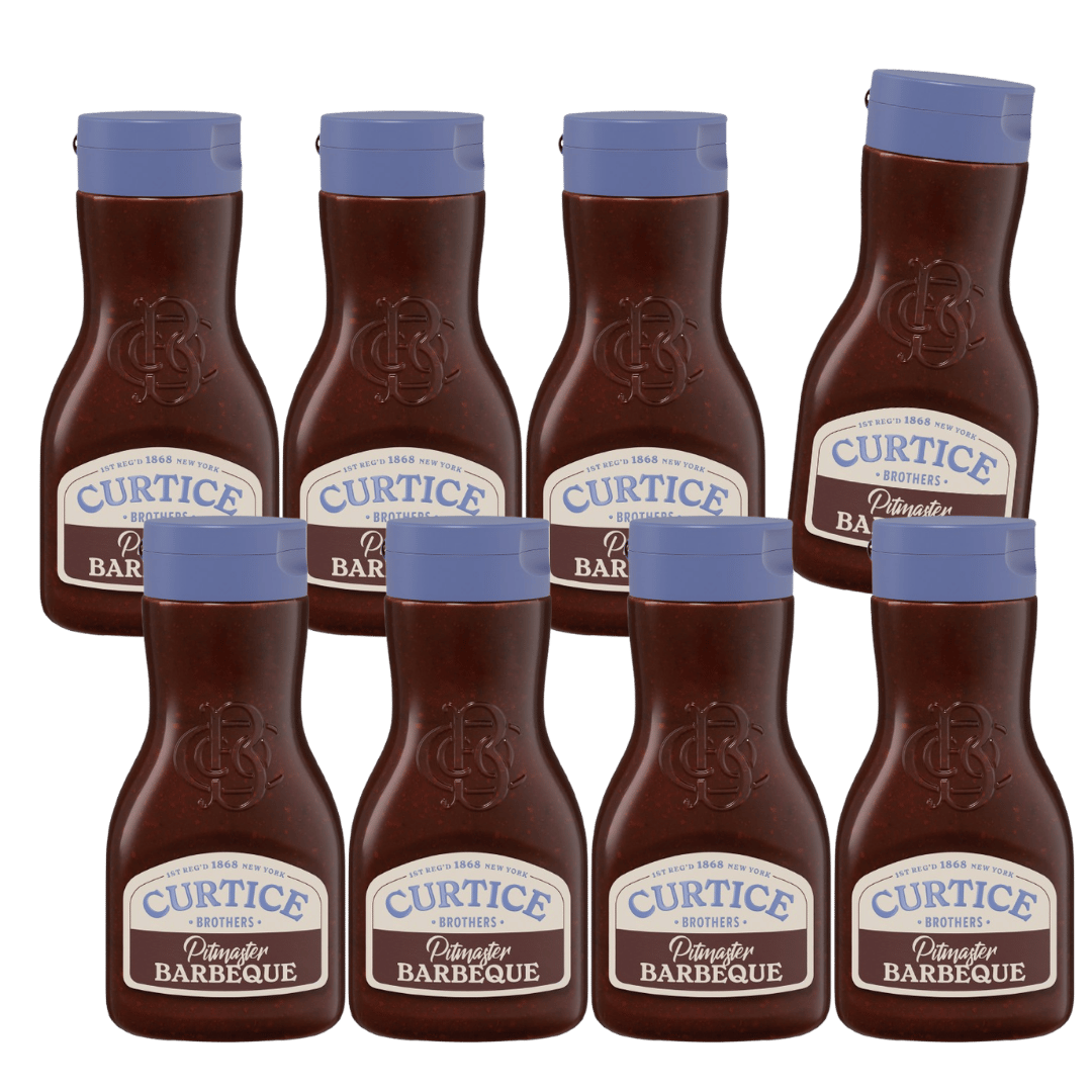 Curtice Brothers Pitmaster BBQ Sauce - 8x 420ml