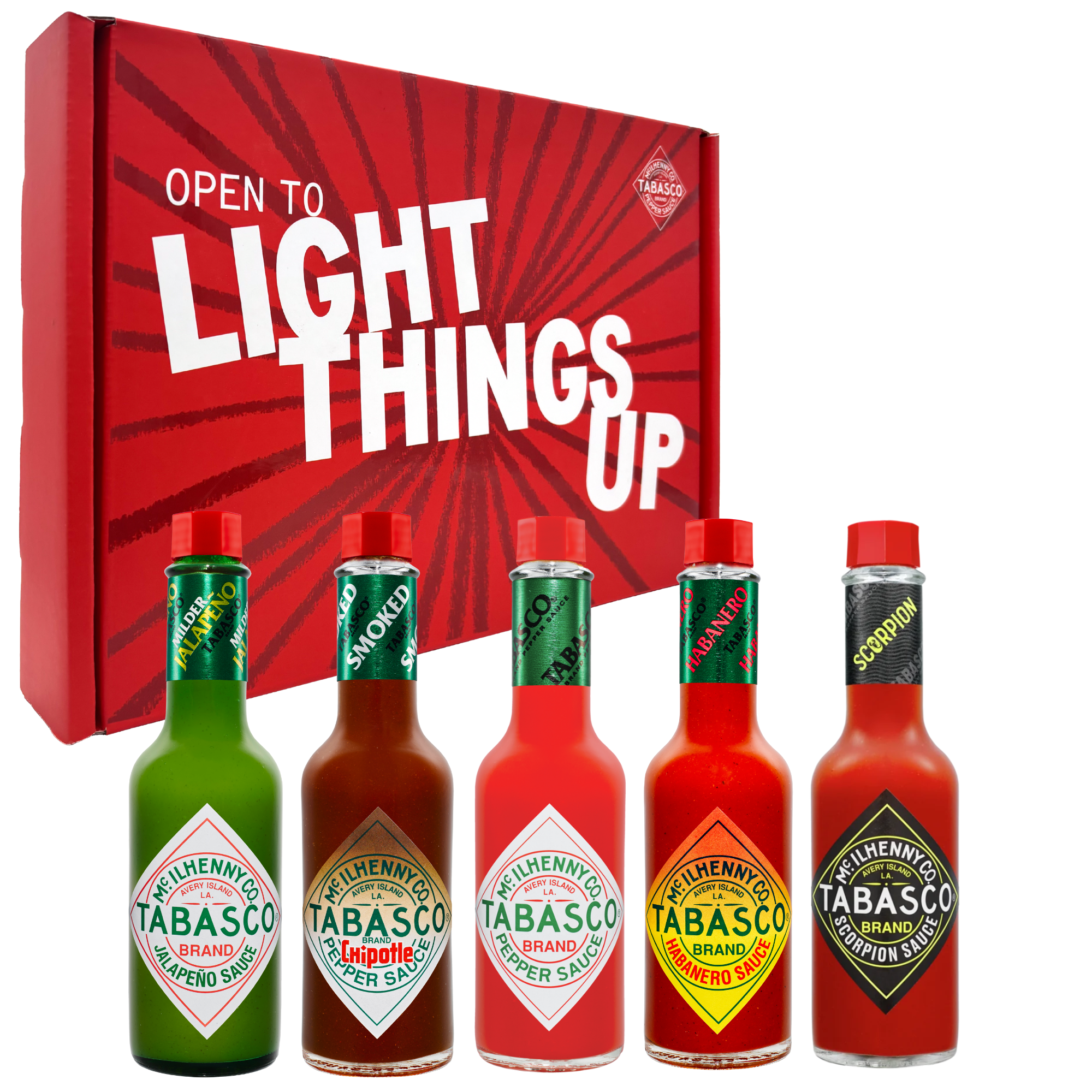 TABASCO® Geschenkset 5er Set - 5x 148ml