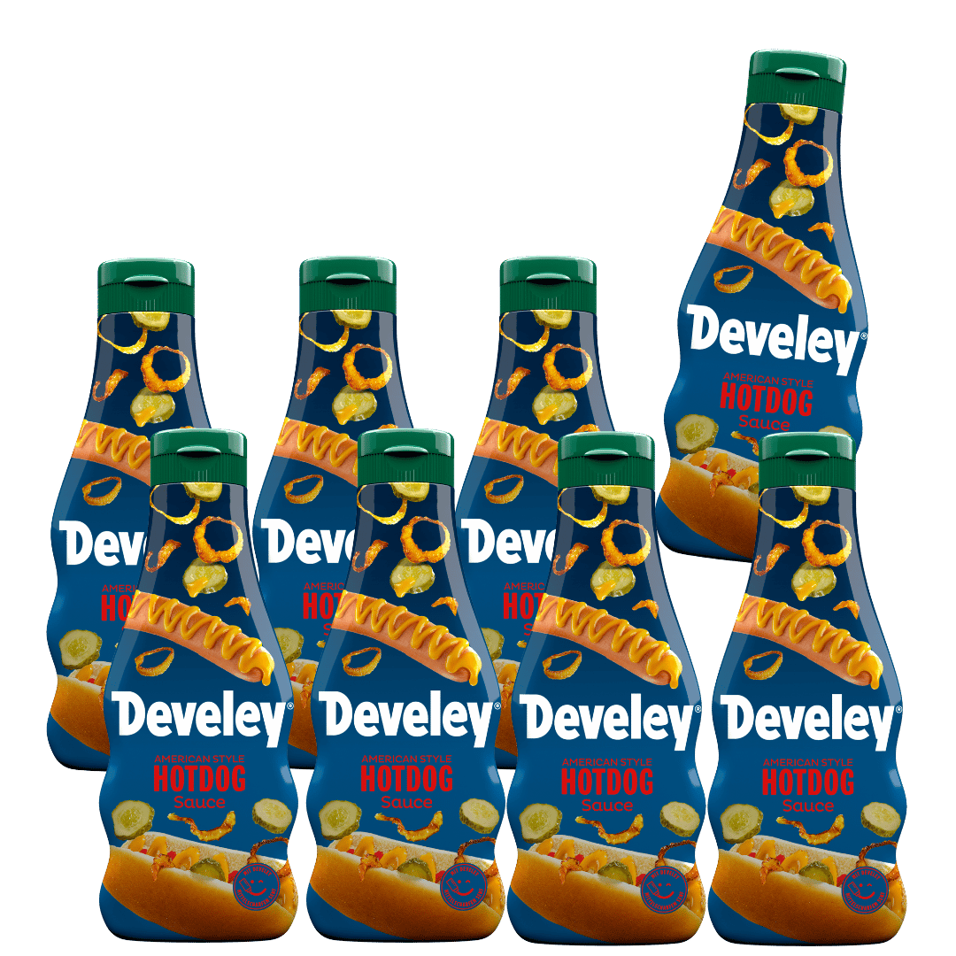 Develey American Style Hotdog Sauce - 8x 250ml