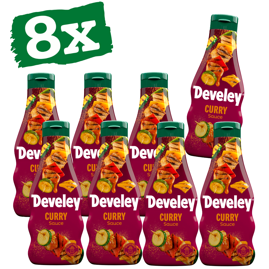 Develey Curry Sauce - 8x 250ml