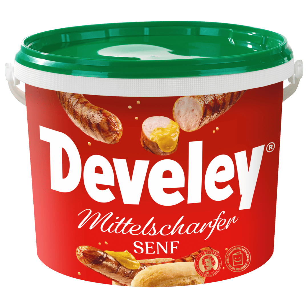 Develey Senf mittelscharf - 10kg