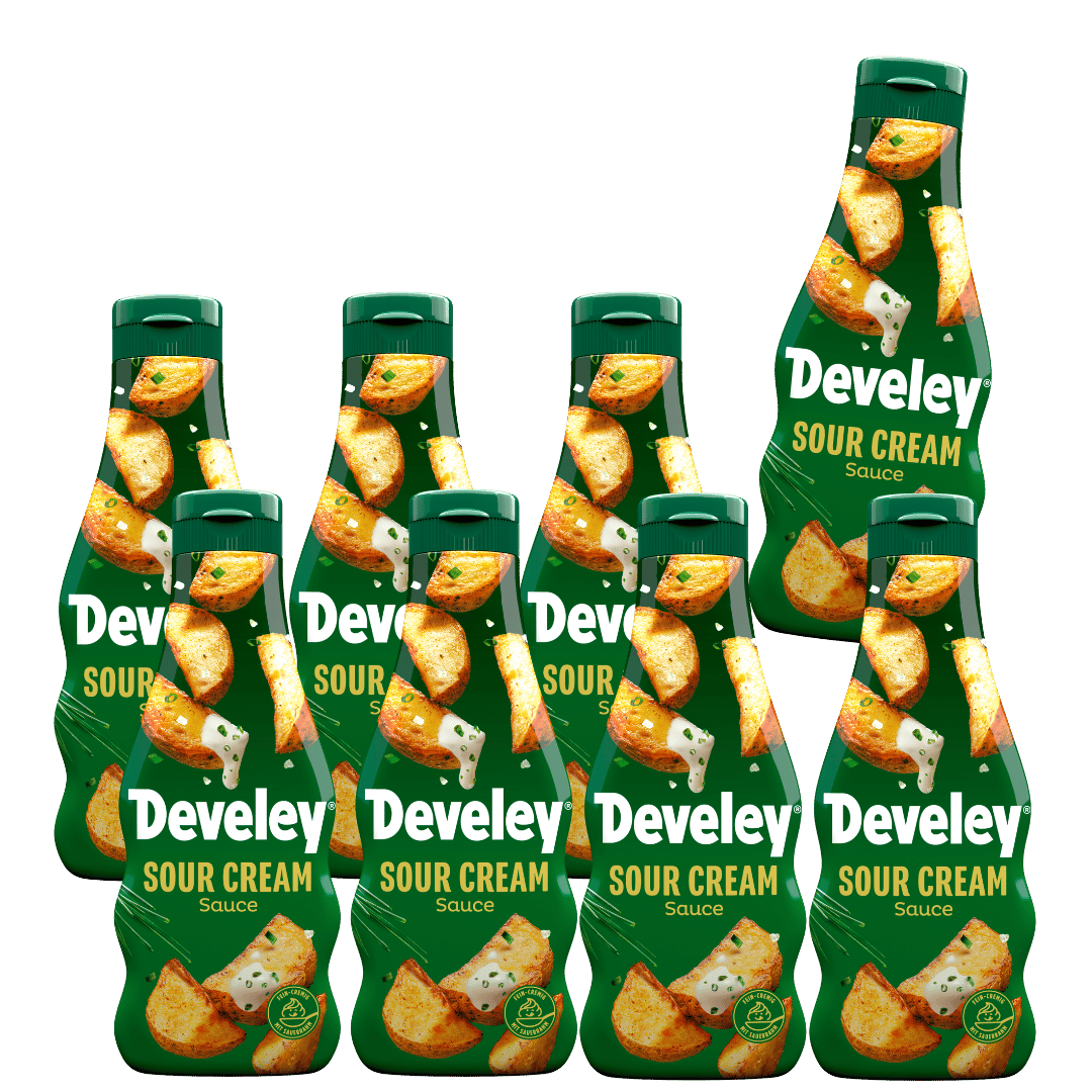 Develey Sour Cream Sauce - 8x 250ml