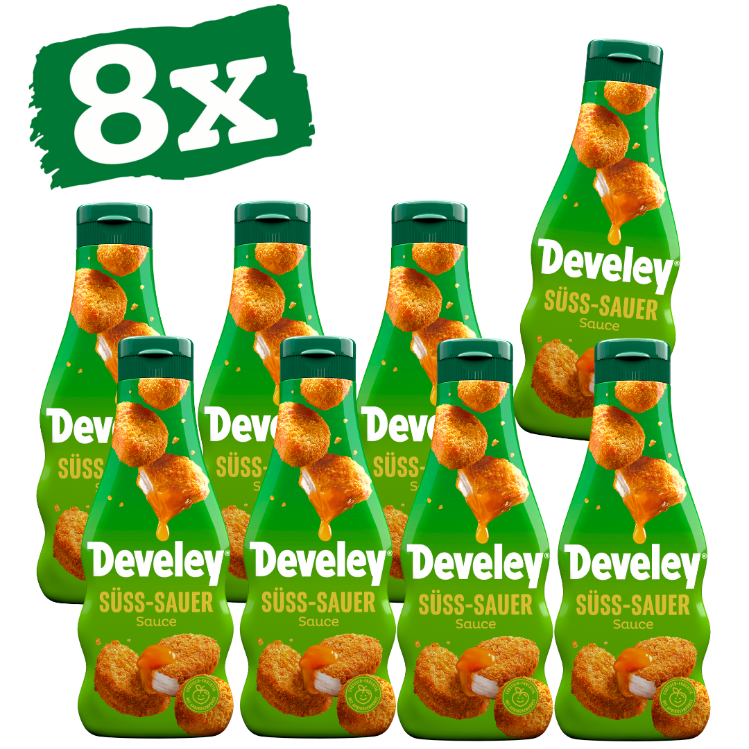 Develey Süß-Sauer Sauce - 8x 250ml