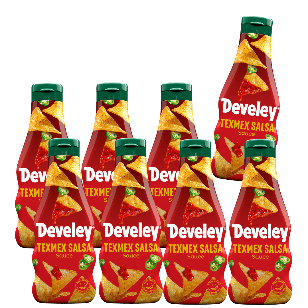 Develey Tex Mex Salsa Sauce - 8x 250ml