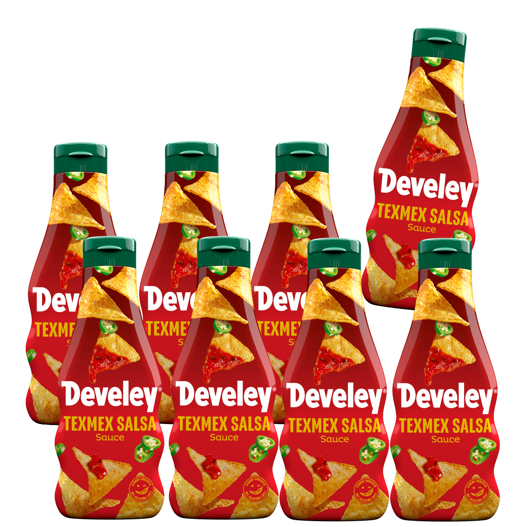 Develey Tex Mex Salsa Sauce - 8x 250ml