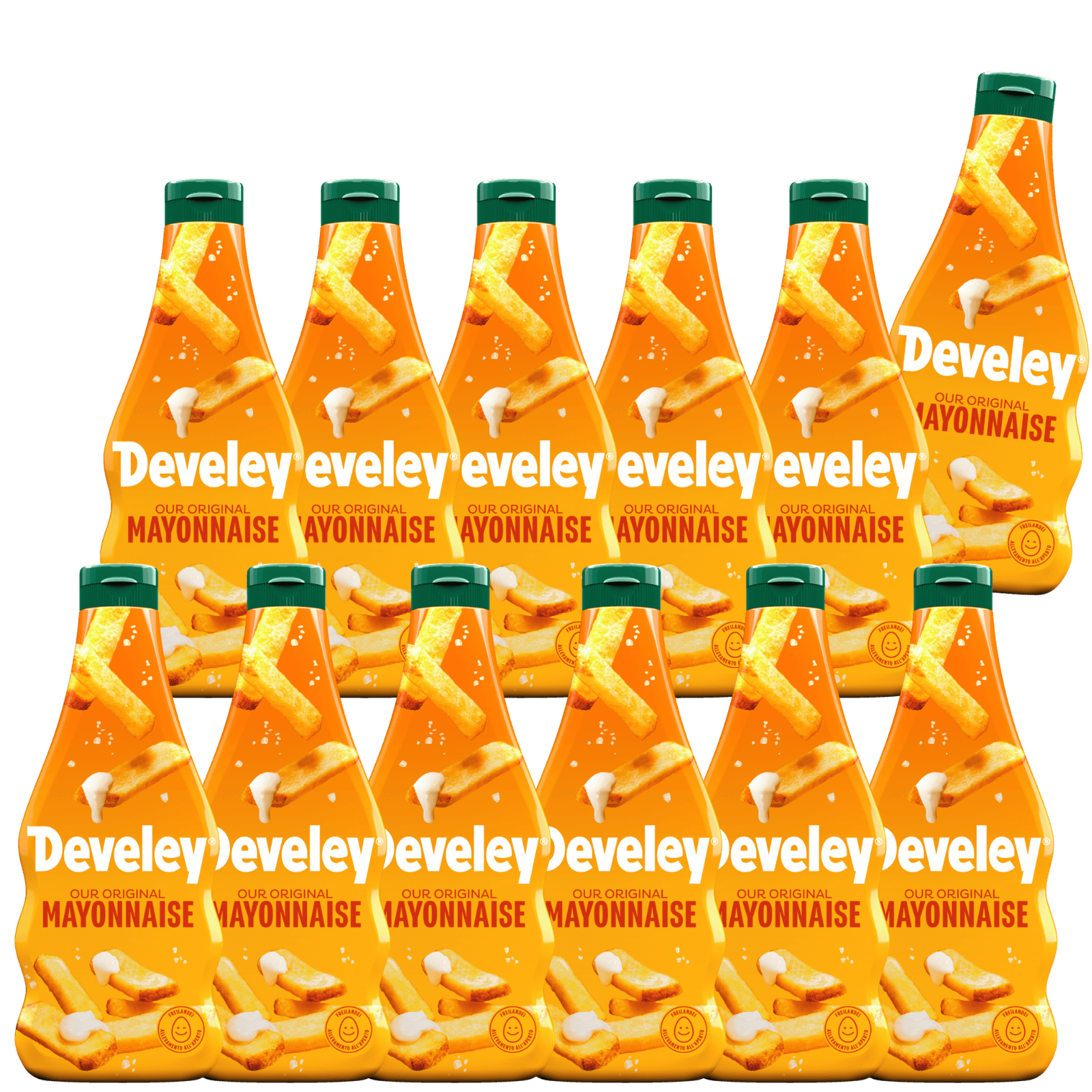 Develey "Our Original" Mayonnaise Bottle - 12x 500ml