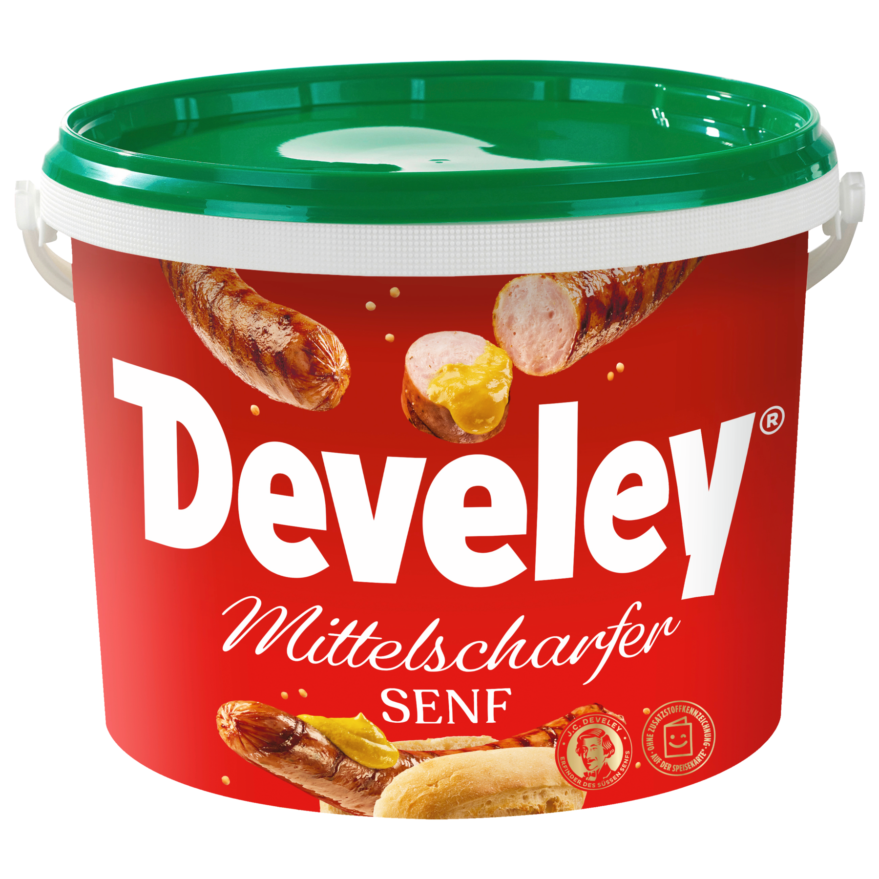 Develey Senf mittelscharf - 10kg
