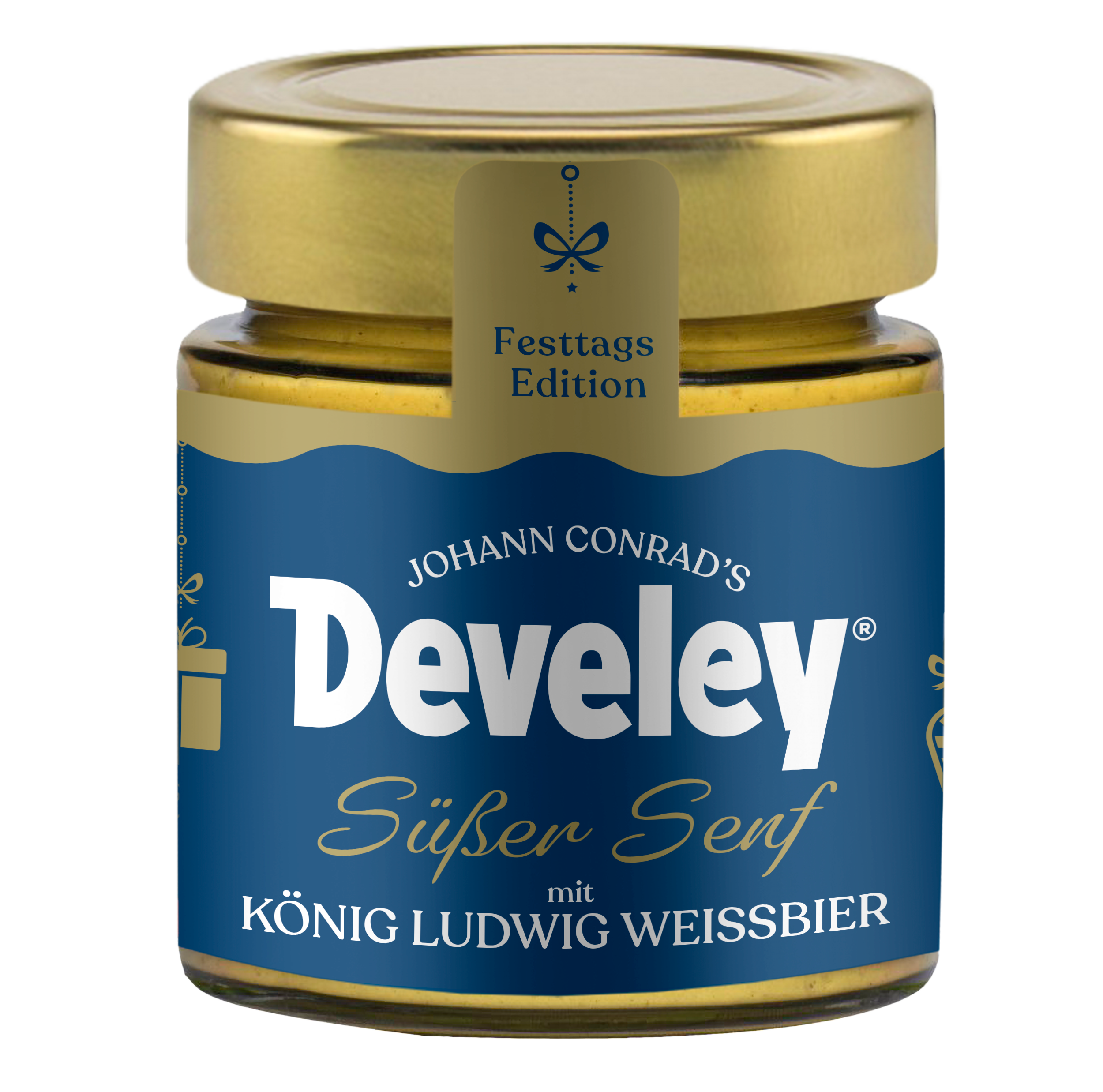 Develey Süßer Senf mit König Ludwig Weissbier - 100 ml