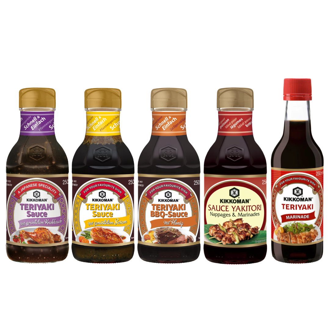 Kikkoman All Teriyaki Set 5 x 250 ml