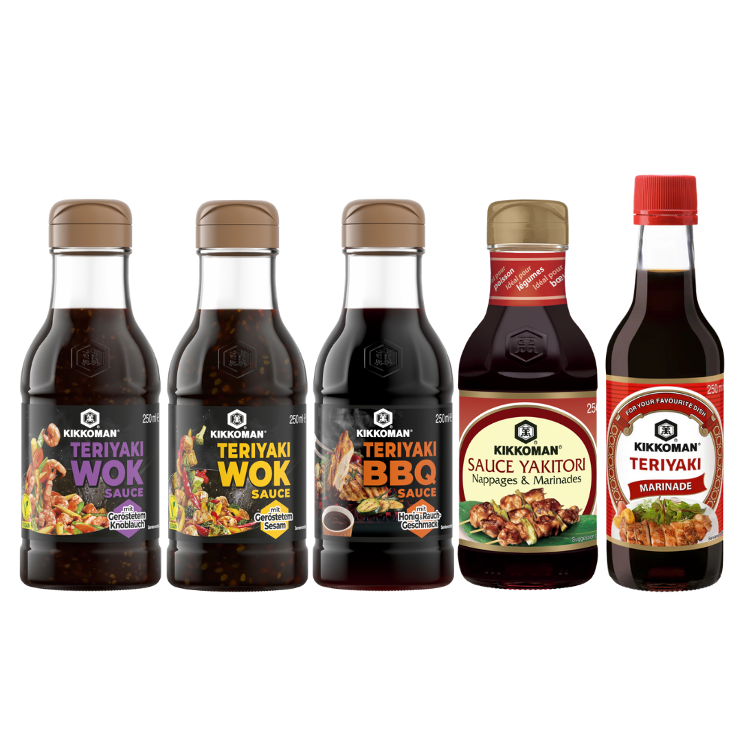 Kikkoman All Teriyaki Set 5 x 250 ml
