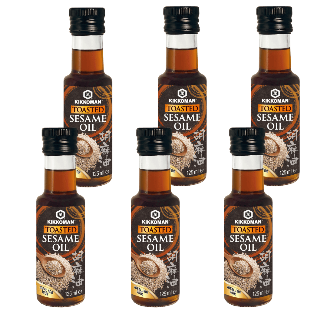 Kikkoman geröstetes Sesam Öl - 6x 125 ml
