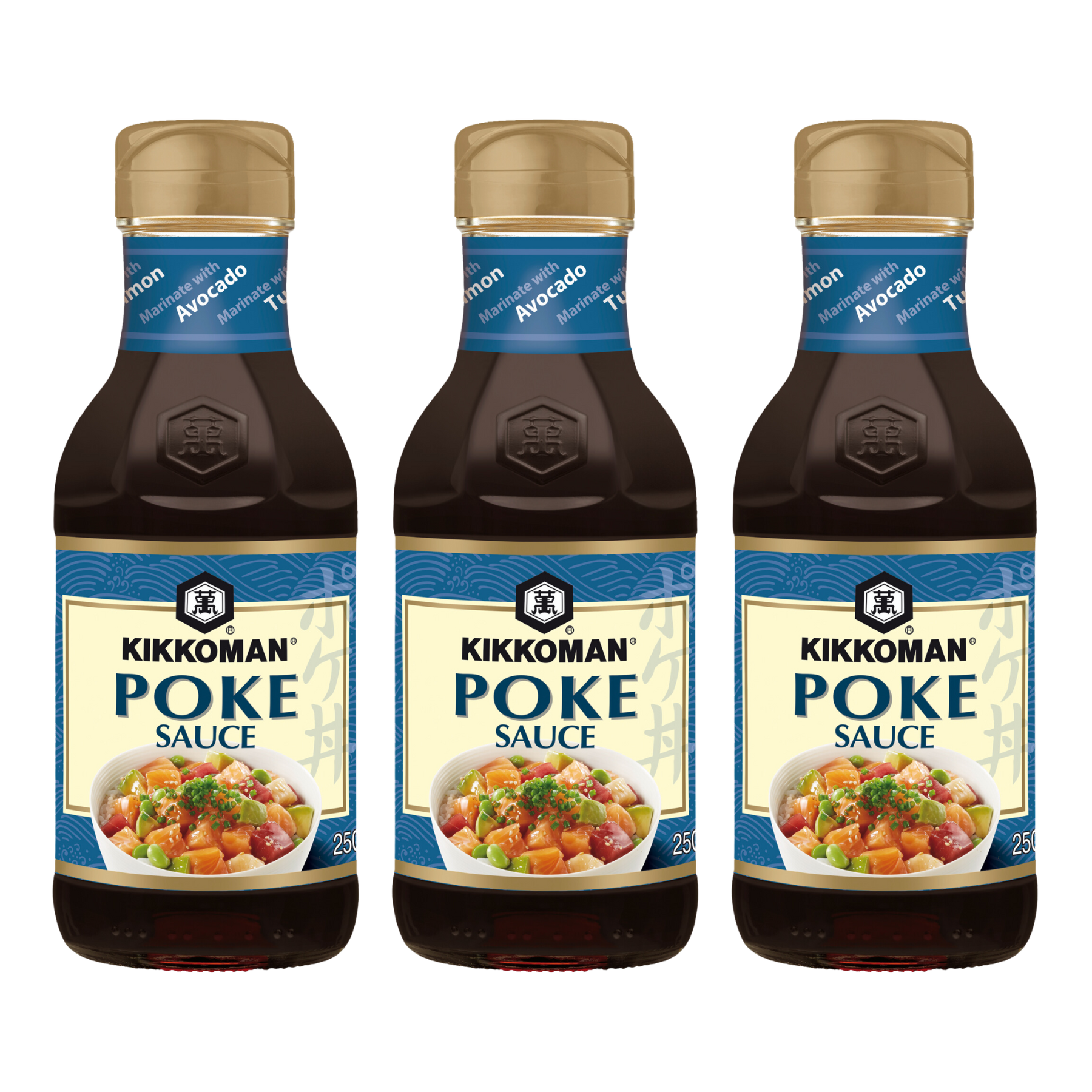 Kikkoman Poke Sauce - 3x 250ml