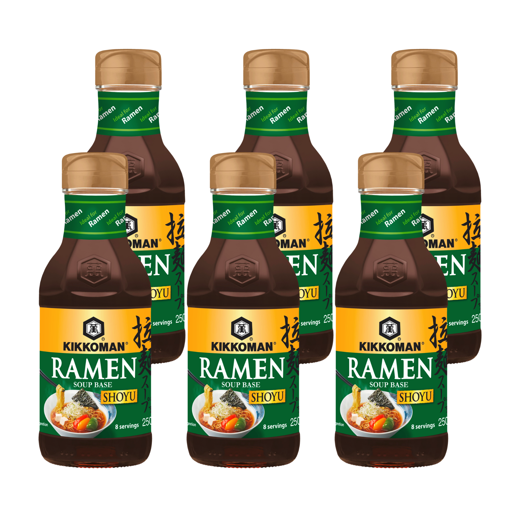 Kikkoman Rahmen-Suppenbasis - 6x 250ml