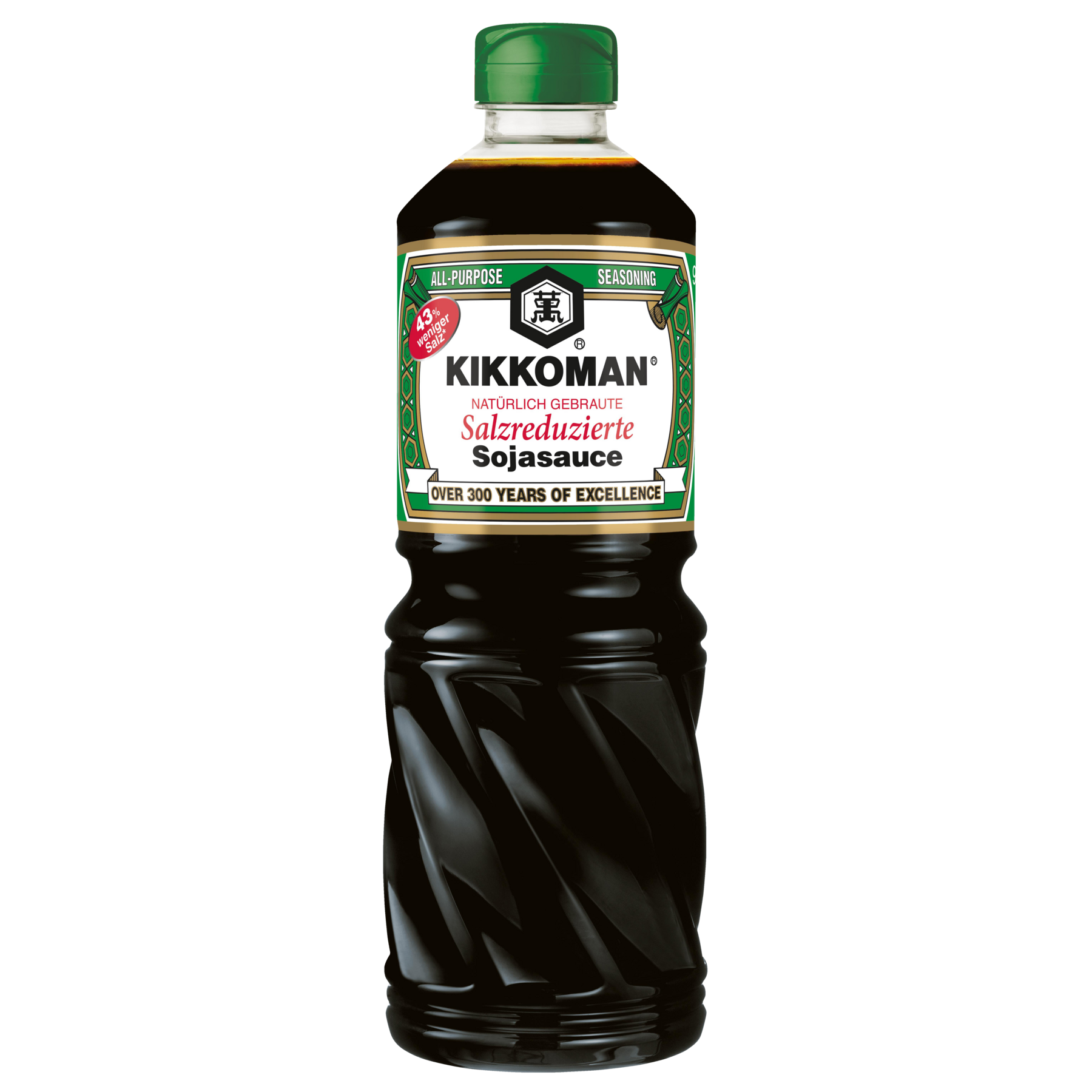 Kikkoman Soja-Sauce weniger Salz - 975ml