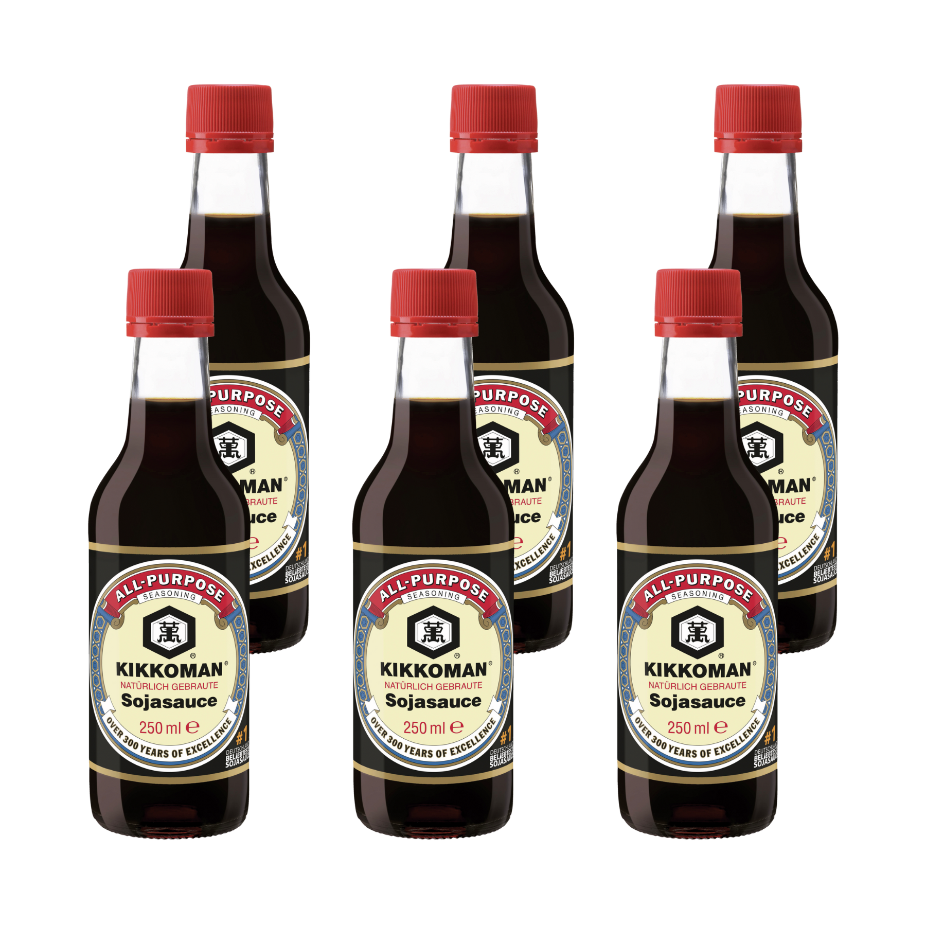 Kikkoman Soja-Sauce - 6x 250ml