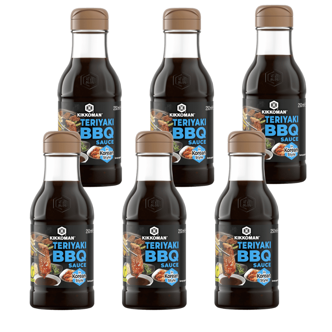 Kikkoman Teriyaki BBQ Sauce Korean Style - 6x 250ml