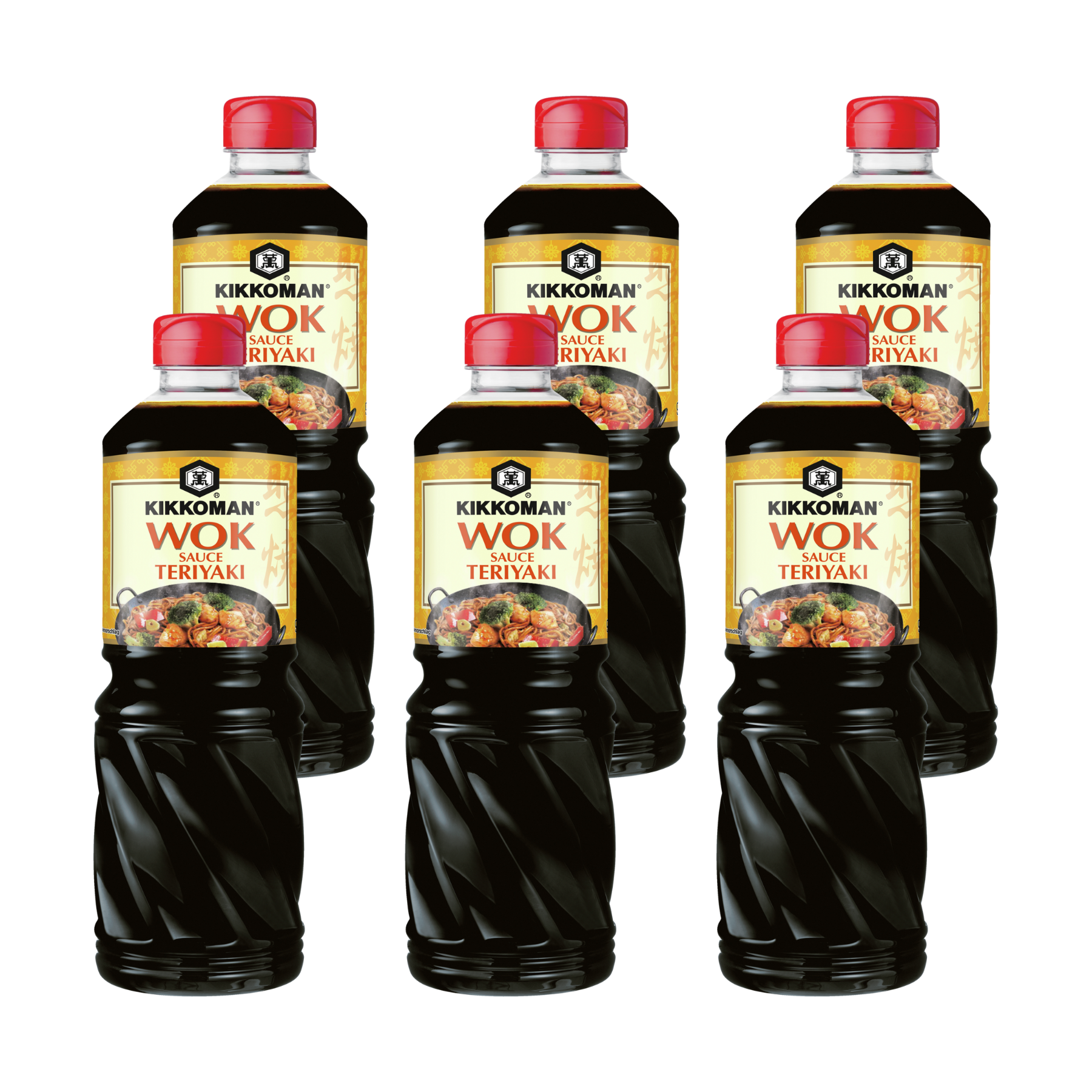 Kikkoman Wok Sauce Teriyaki - 6x 975ml