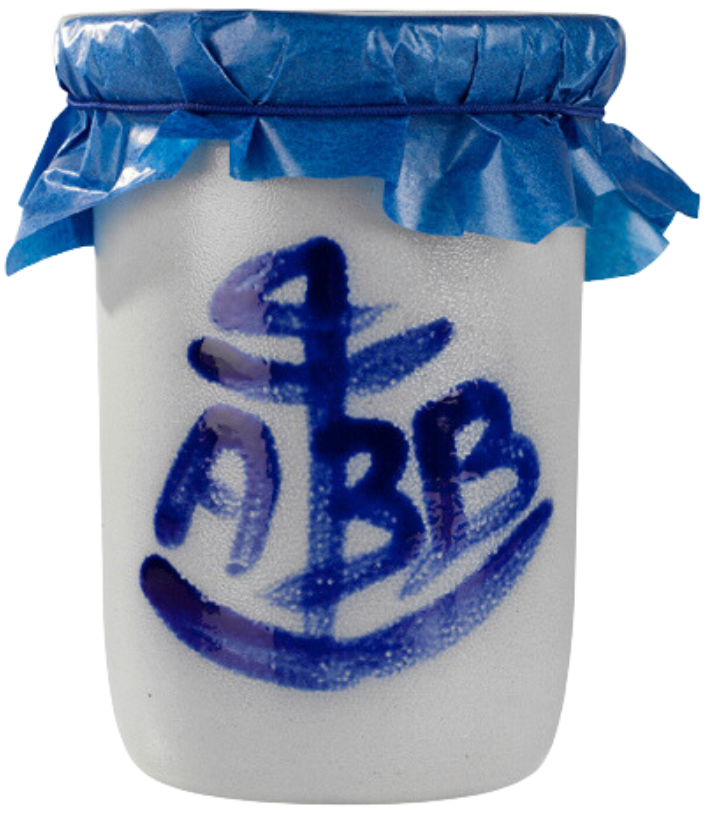 ABB Ältester Deutscher Mostert Steinguttopf - 100ml