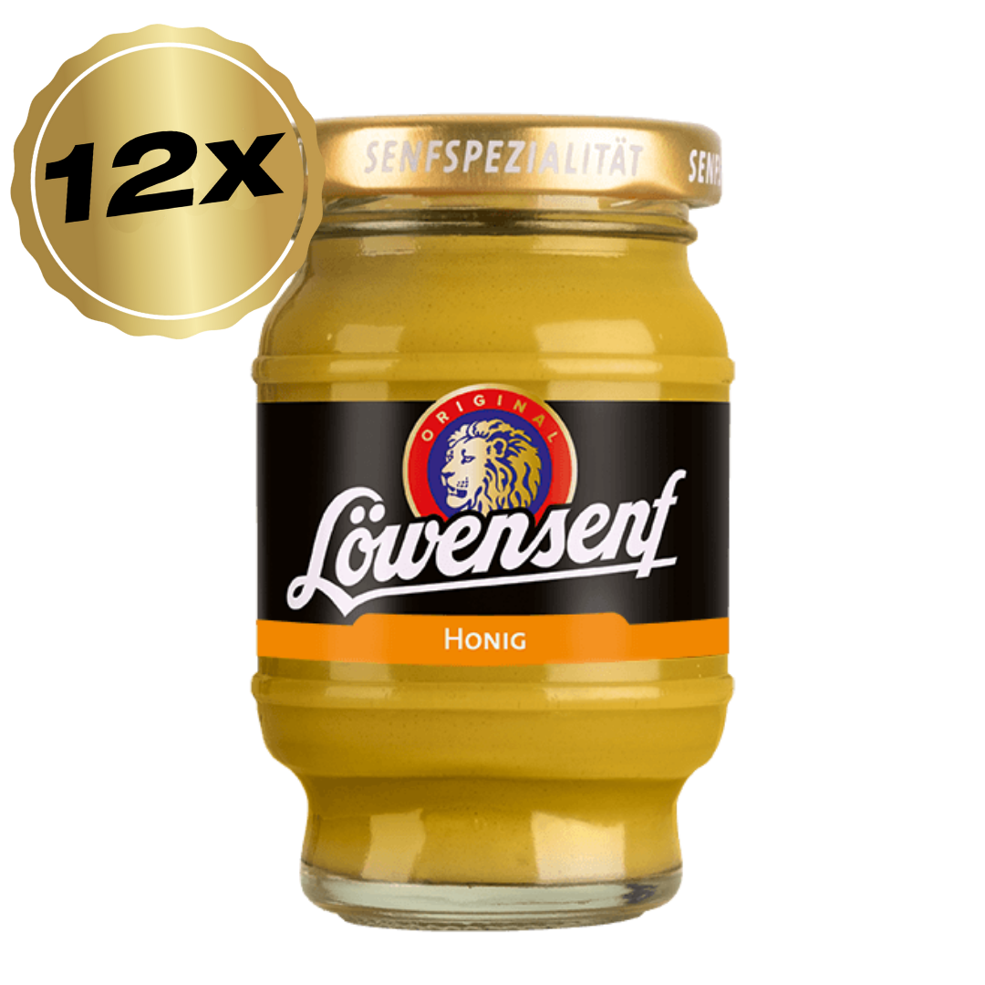 Löwensenf Senfspezialität Honig Tönnchen - 12x 100ml