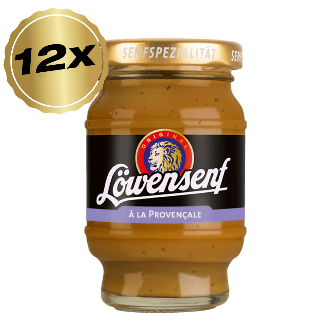 Löwensenf Mustard Speciality Provencale Barrel - 12x 100ml