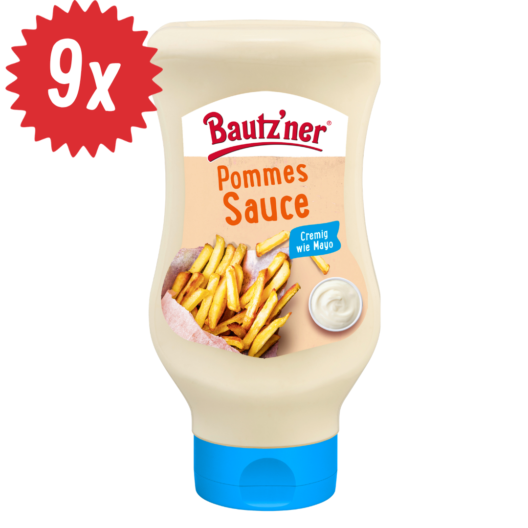Bautz'ner Pommes Sauce - 9x 450ml