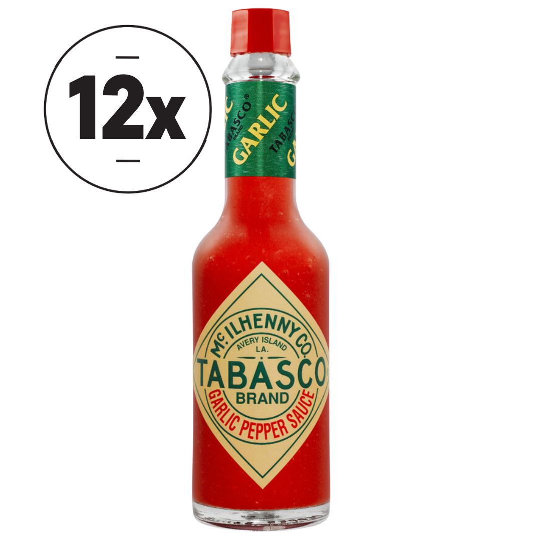 TABASCO® Garlic Sauce - Garlicy and spicy - 12x 148ml