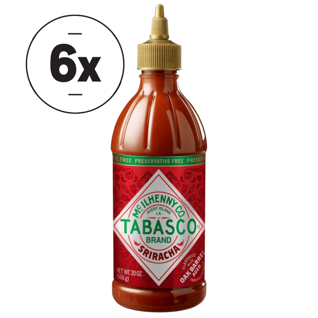 TABASCO® Sriracha Sauce - Spicy-sweet - 6x 591ml