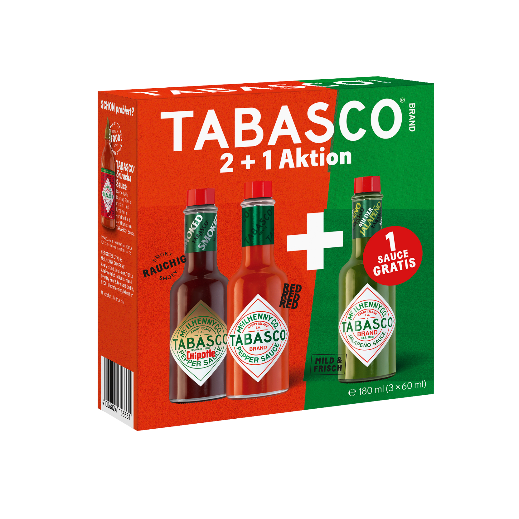 TABASCO® 2+1 Aktion - 3x 60ml