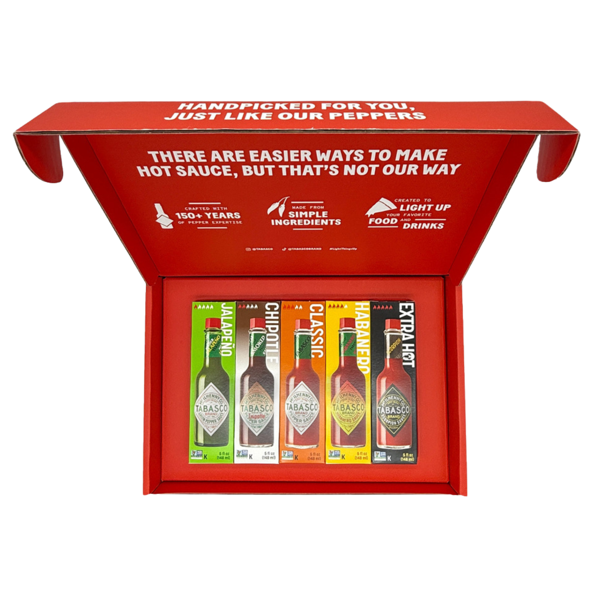 TABASCO® Geschenkset 5er Set - 5x 148ml