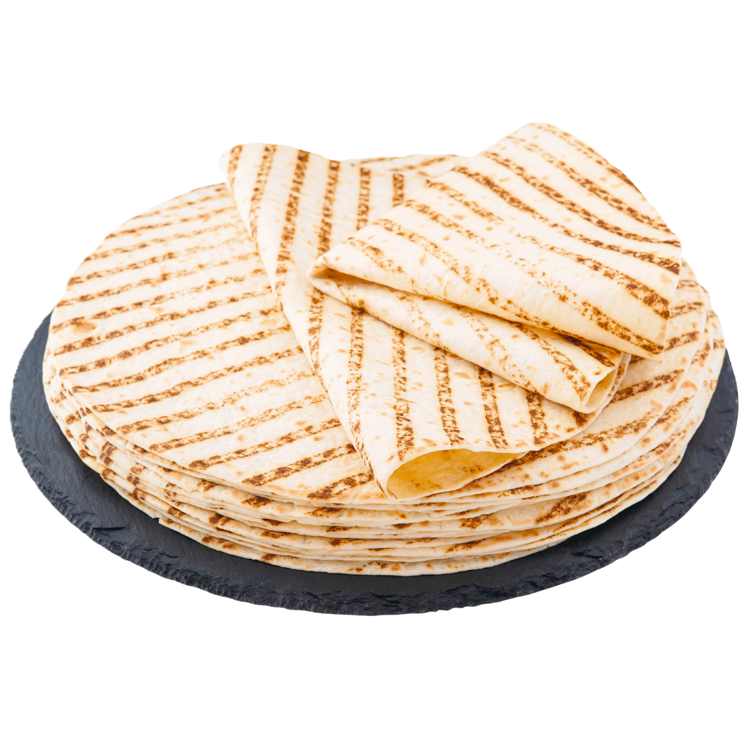 Funtastic Grilled Tortillas 30 cm Durchmesser  - 18 Stück